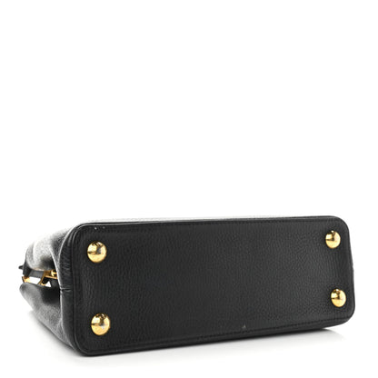 Louis Vuitton Taurillon Capucines BB Black 4 of 12