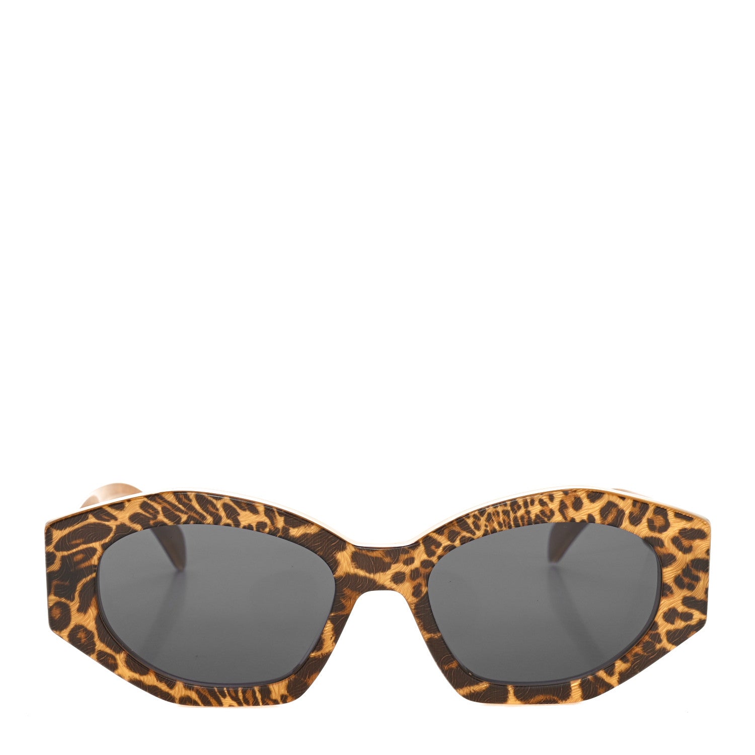 Celine Acetate Triomphe 01 Sunglasses CL 40238U Leopard 2 of 7