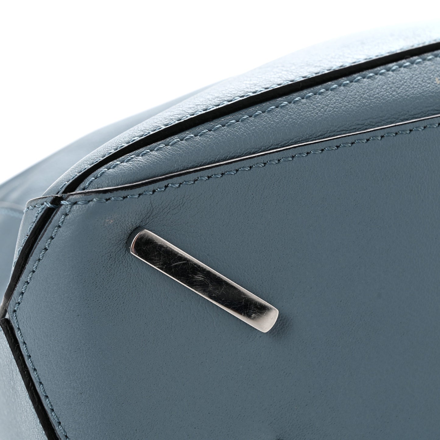 Calfskin Small Puzzle Bag Stone Blue