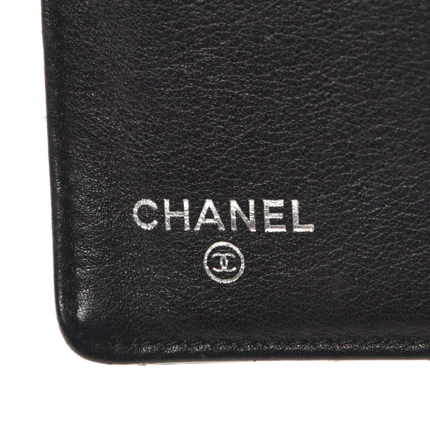 Chanel Patent Quilted Brilliant Yen Wallet Dark Purple 6 of 9