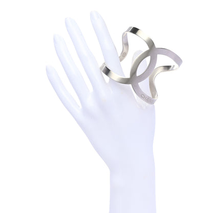 Chanel Metal CC Cuff Silver 2 of 5
