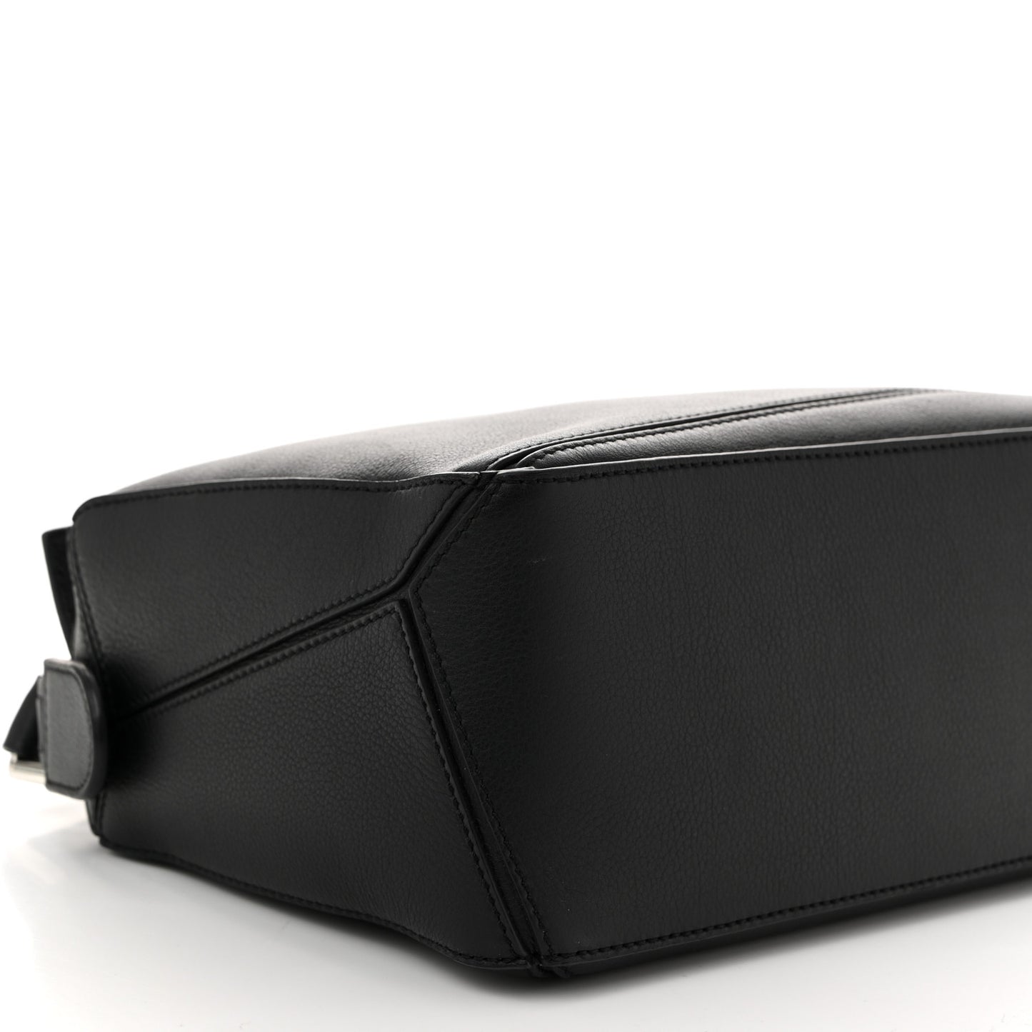 Calfskin Small Puzzle Bag Black