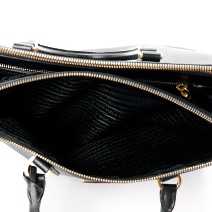 Prada Saffiano Large Galleria Double Zip Tote Black 7 of 14