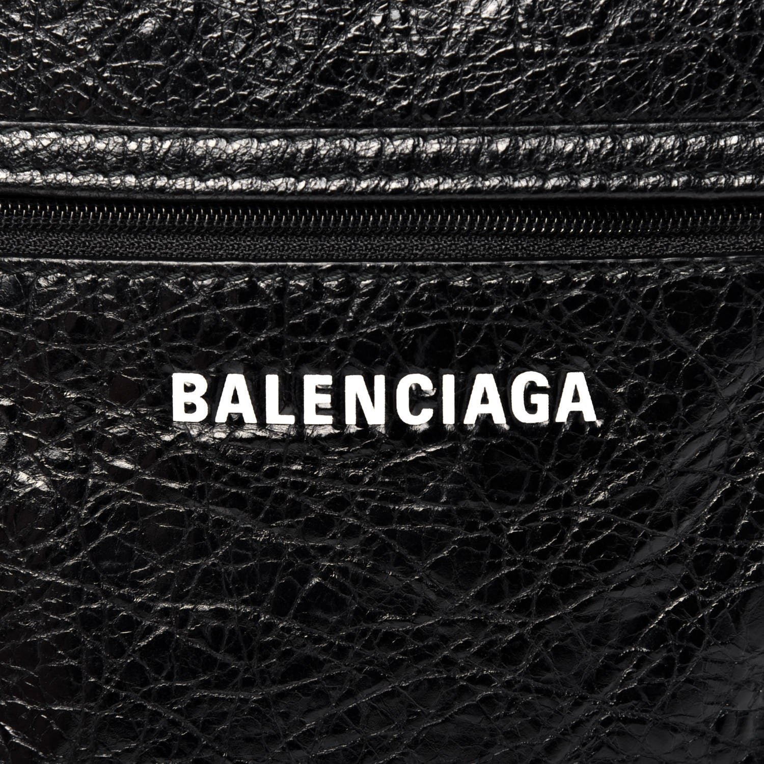 Balenciaga Agneau Arena Small Explorer Crossbody Pouch Black 10 of 10