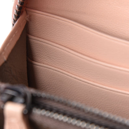 Bottega Veneta Nappa Intrecciato Zip Around Wallet Flamingo 17 of 20