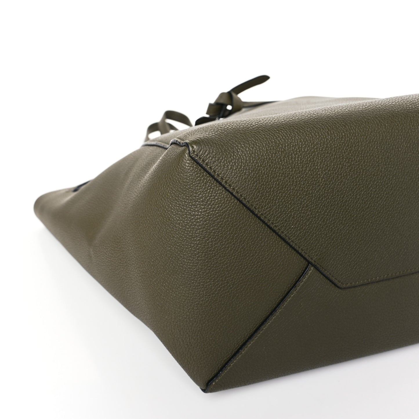 Soft Grained Calfskin Small Belt Cabas Phantom Taupe