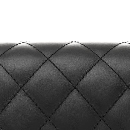 Chanel Calfskin Quilted CC Uniform Flap Belt Bag Black 9 of 13