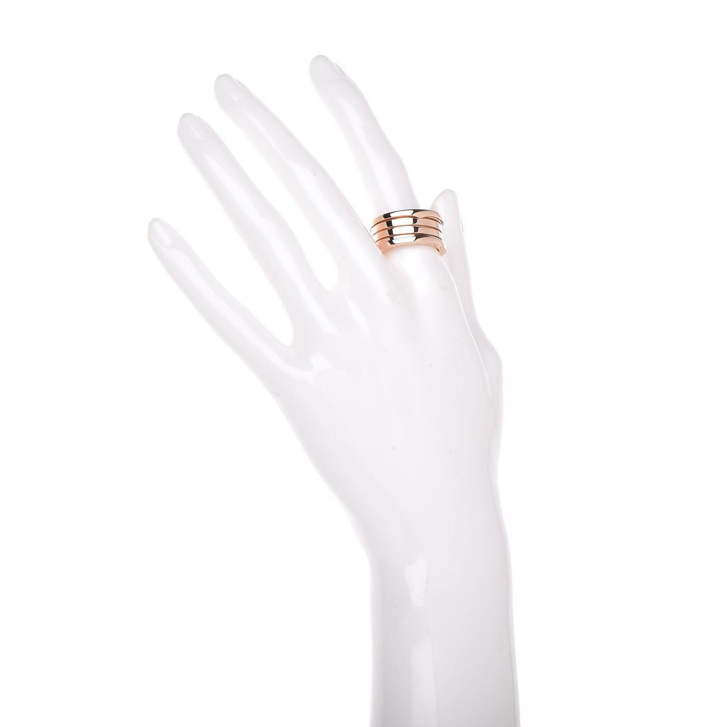 18K Rose Gold B.Zero1 Four-Band Ring 58 8.25