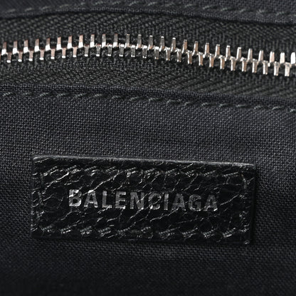 Balenciaga Agneau Classic Hardware S City Logo Strap Black White 7 of 11