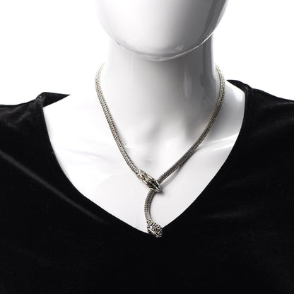 John Hardy Sterling Silver 18K Yellow Gold Legends Naga Dragon Lariat Necklace 2 of 6