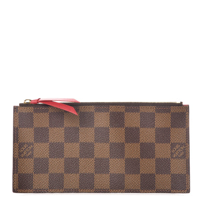 Louis Vuitton Damier Ebene Felicie Chain Wallet Zippered Insert 1 of 6