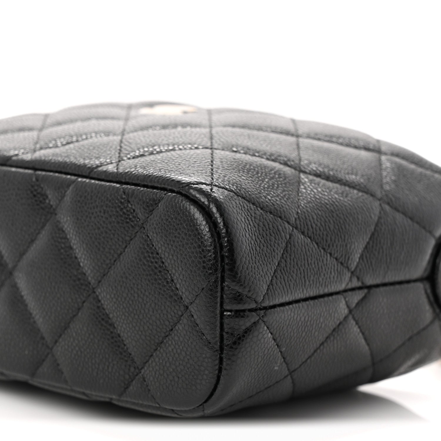 Chanel Caviar Quilted Hobo Clutch With Chain Black 10 of 10
