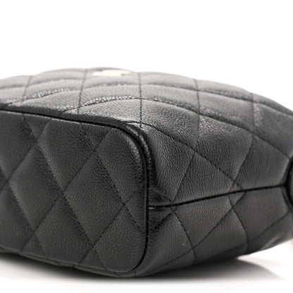 Chanel Caviar Quilted Hobo Clutch With Chain Black 10 of 10