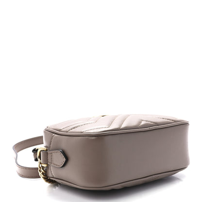 Gucci Calfskin Matelasse Mini GG Marmont Chain Shoulder Bag Porcelain Rose 4 of 12