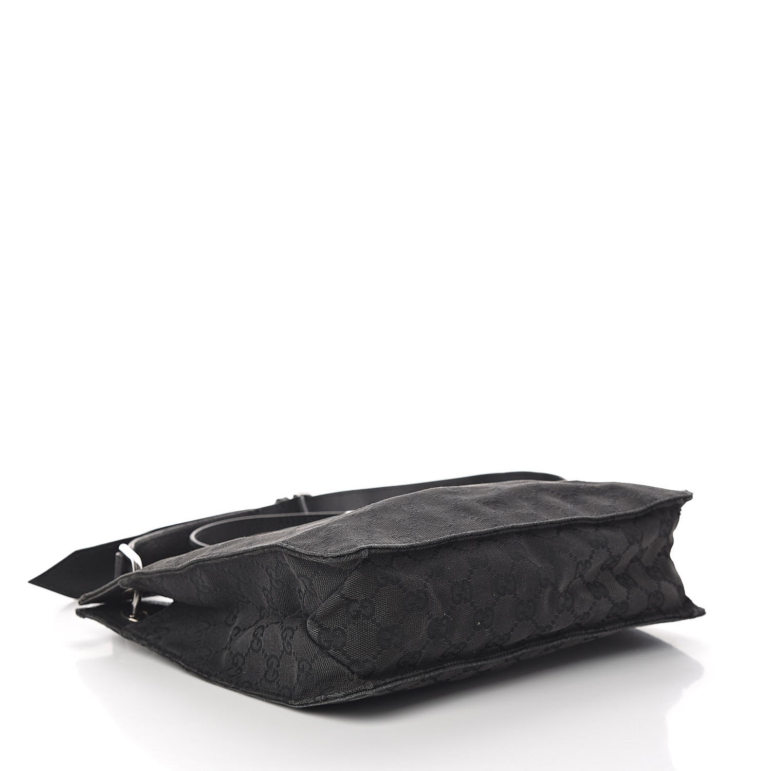 Gucci Monogram Eclipse Messenger Bag Black 4 of 8