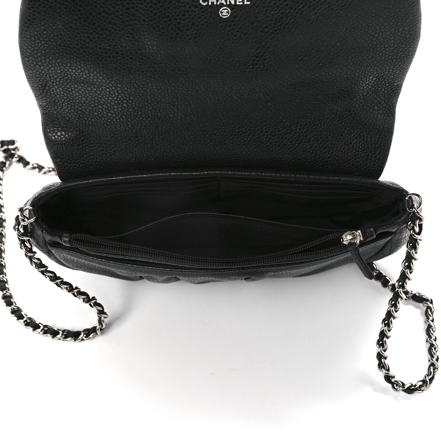 Caviar Half Moon Wallet On Chain WOC Black
