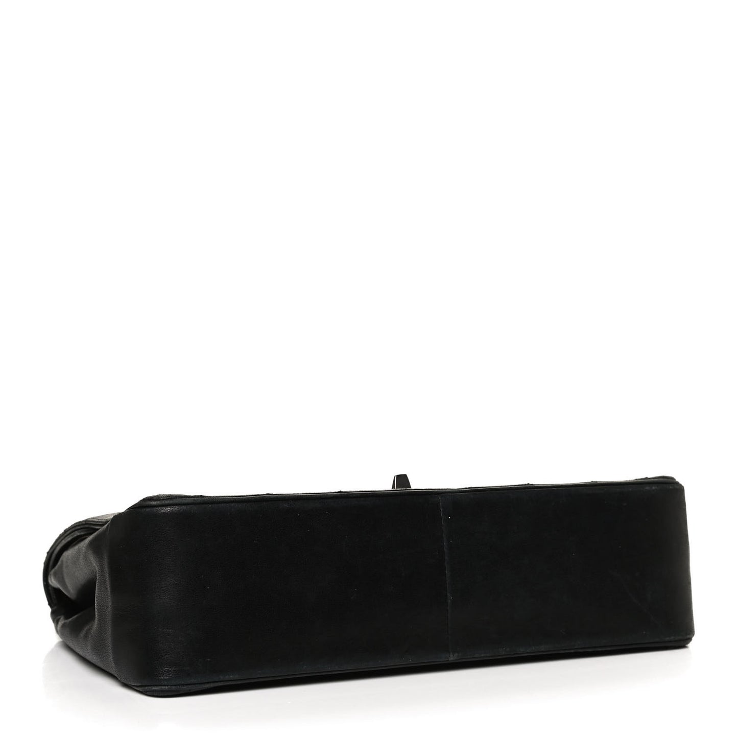 Lambskin Quilted Medium Double Flap Bijoux Chain Black