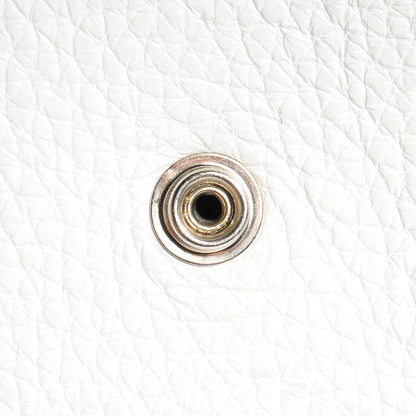 Hermes Taurillon Clemence Evelyne GM Blanc Noir 6 of 17