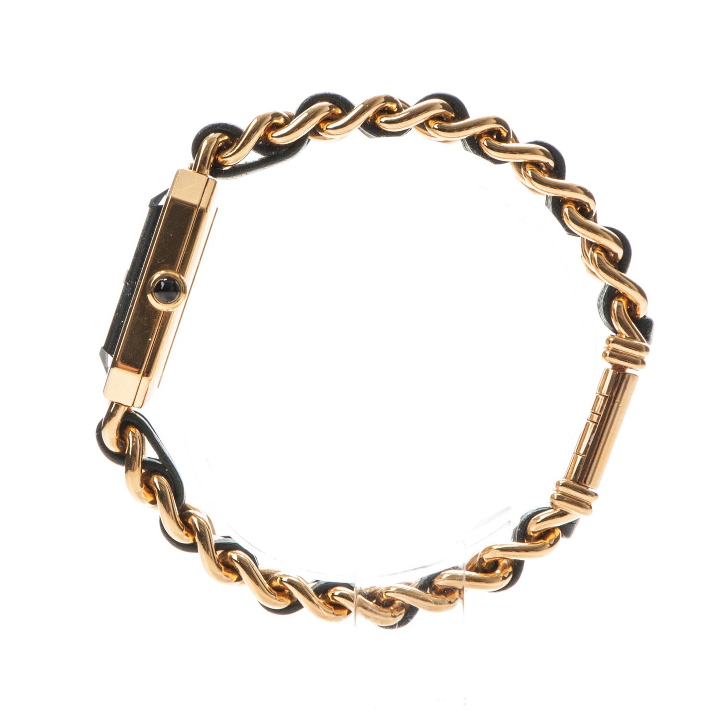 Stainless Steel Lambskin 20mm Chain Premiere Quartz Watch Gold M