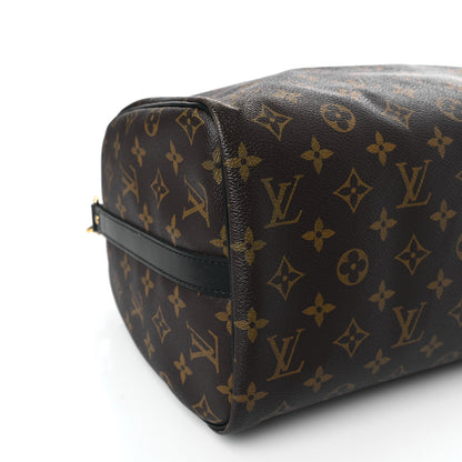 Louis Vuitton Monogram My World Tour Speedy Bandouliere 30 Black 7 of 9