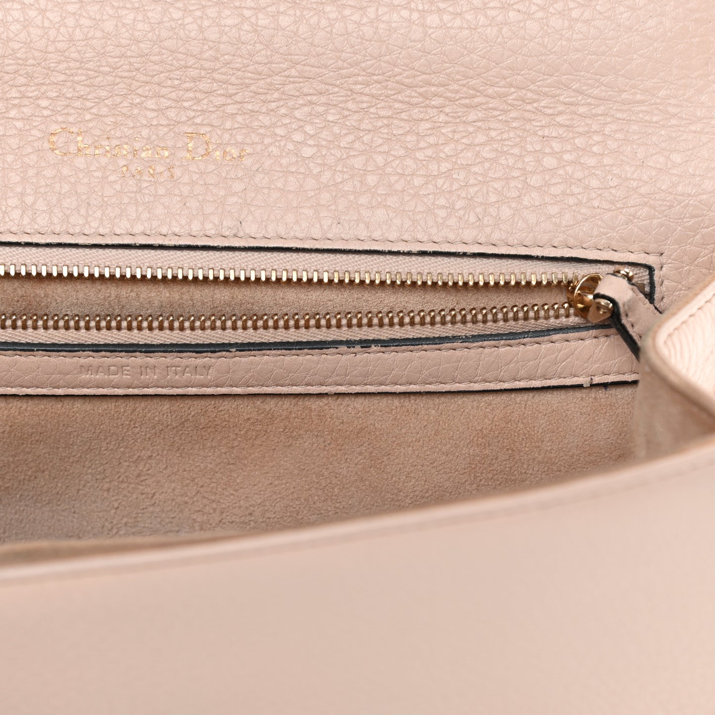 Grained Calfskin Medium Diorama Flap Bag Rose Poudre