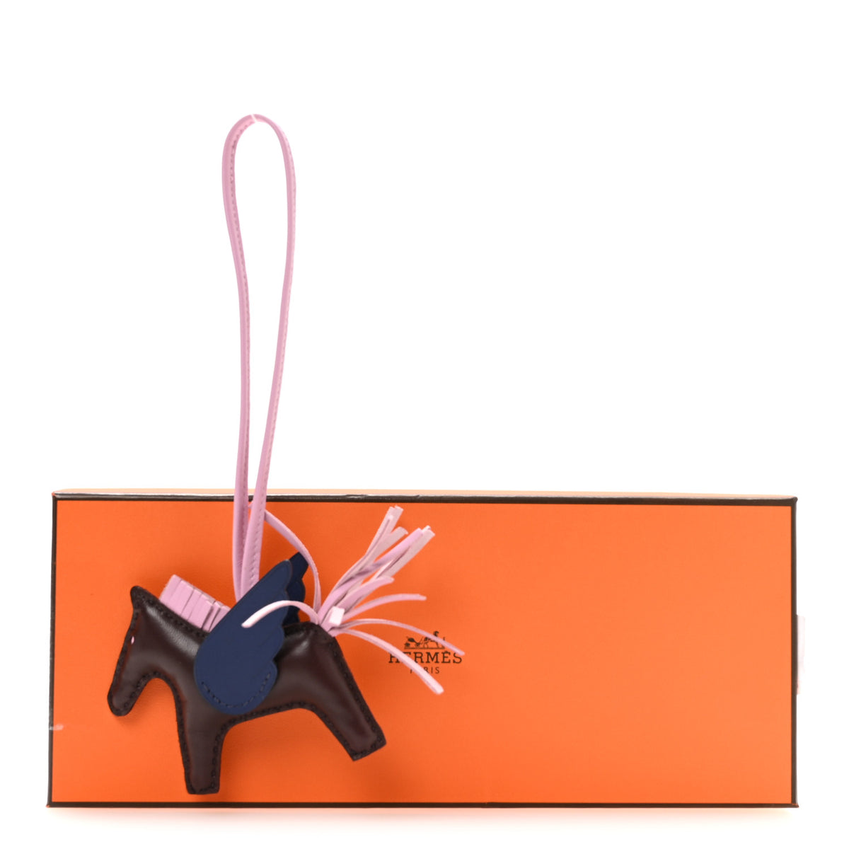 Milo Lambskin Grigri Rodeo Pegase Horse Bag Charm Rouge Sellier Mauve Sylvestre Bleu Saphir