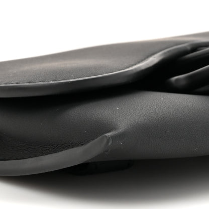 Christian Dior Ultra Matte Calfskin Nano Saddle Chain Pouch Black 9 of 10