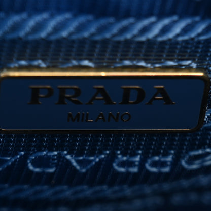 Prada Saffiano Tessuto Nylon Bucket Wristlet Bluette 6 of 9