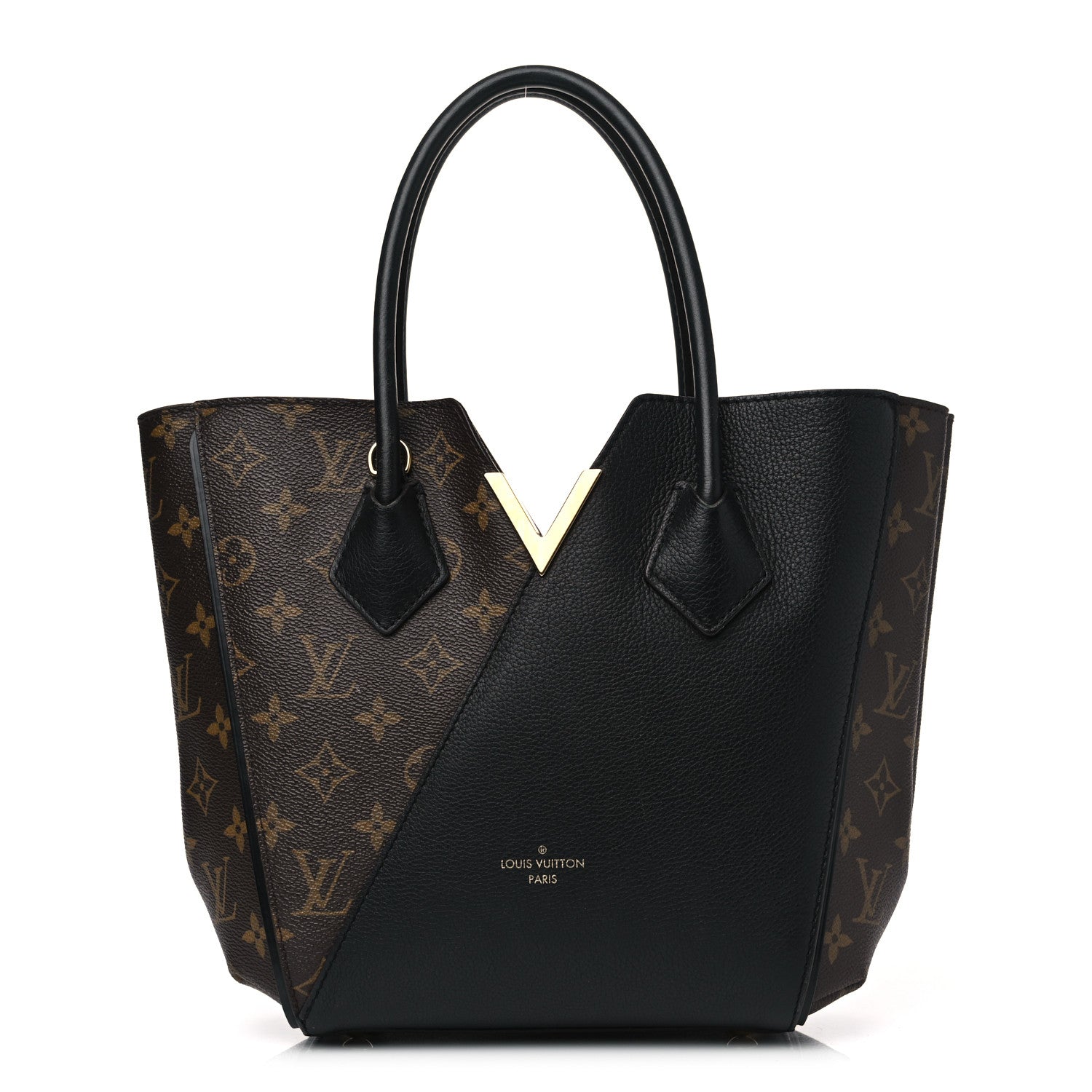 Louis Vuitton Calfskin Monogram Kimono Tote PM Black 1 of 21