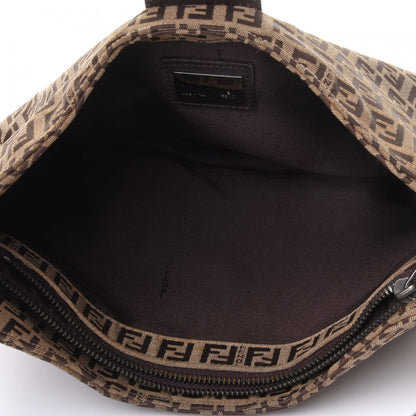 Fendi Zucchino Hobo Dark Brown 4 of 4