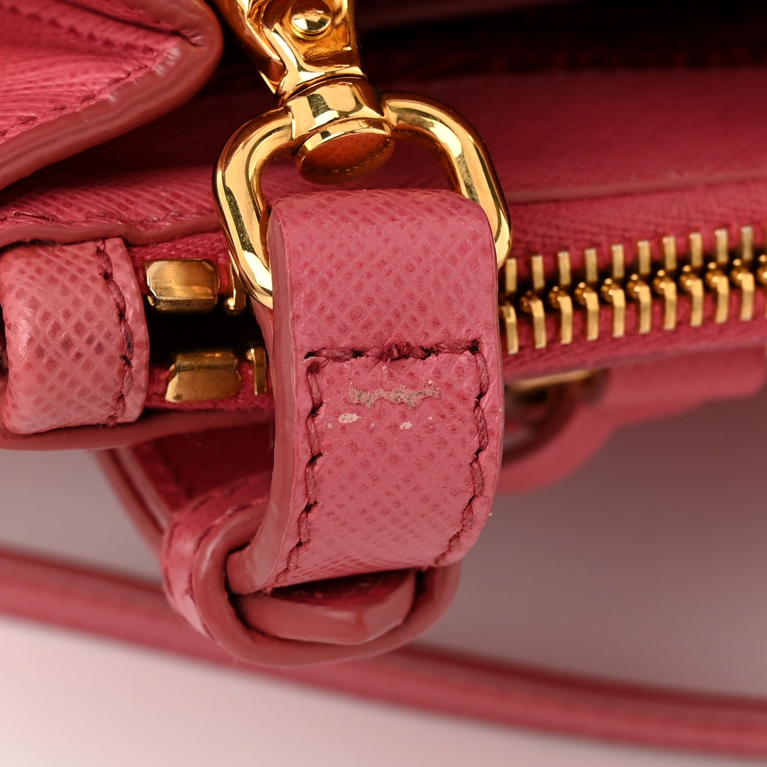 Prada Saffiano Mini Galleria Double Zip Tote Tamaris 16 of 17