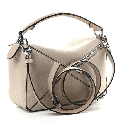 Loewe Calfskin Small Puzzle Bag Light Oat 6 of 9