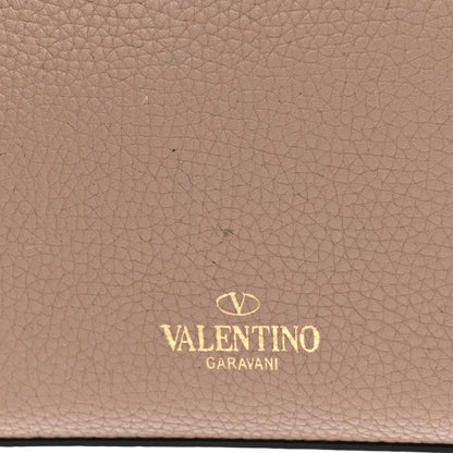Valentino Garavani Pebbled Calfskin Medium Rockstud Flip Lock Crossbody Bag Poudre 12 of 12