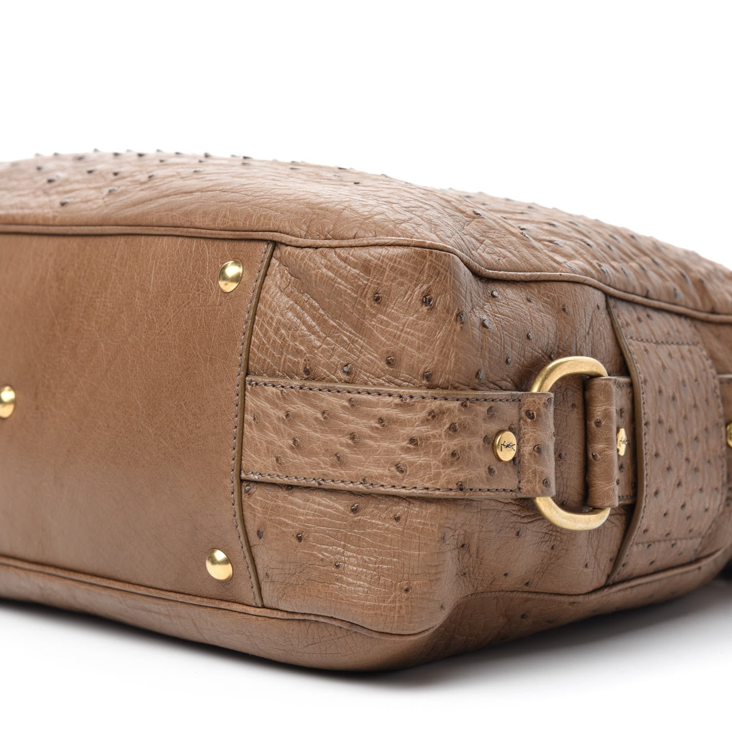 Saint Laurent Ostrich Muse Messenger Bag 7 of 10