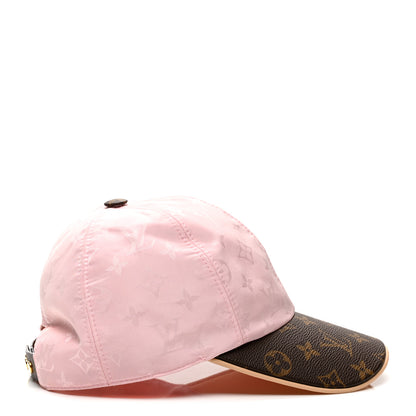 Louis Vuitton Polyester Silk Monogram LV Get Ready Cap M Pink 4 of 8