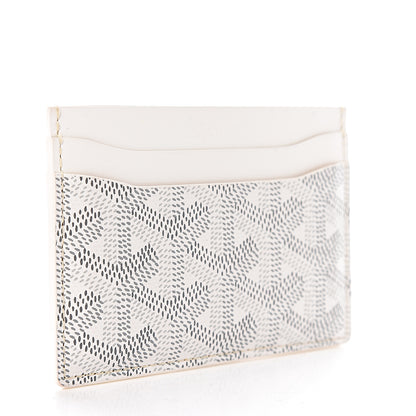 Goyard Goyardine Saint Sulpice Card Holder White 3 of 8
