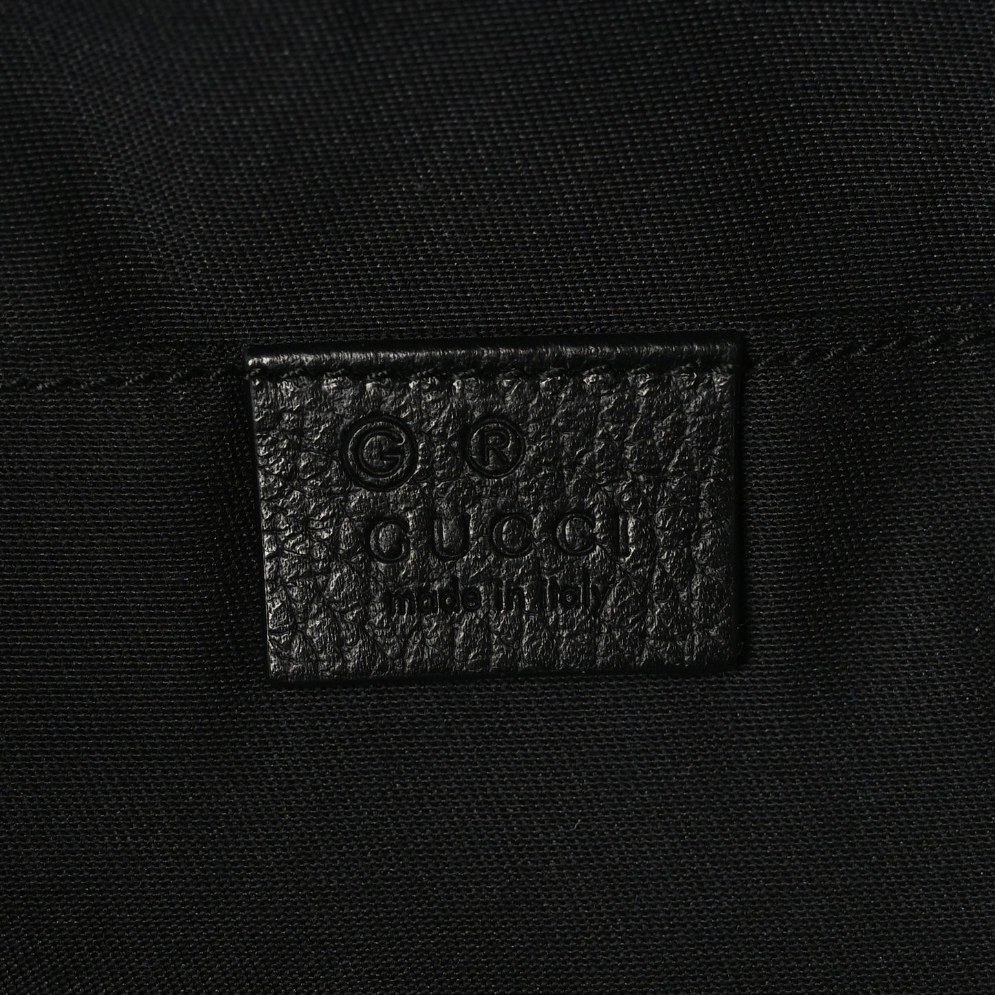 Nylon Monogram Fanny Pack Belt Bag Black