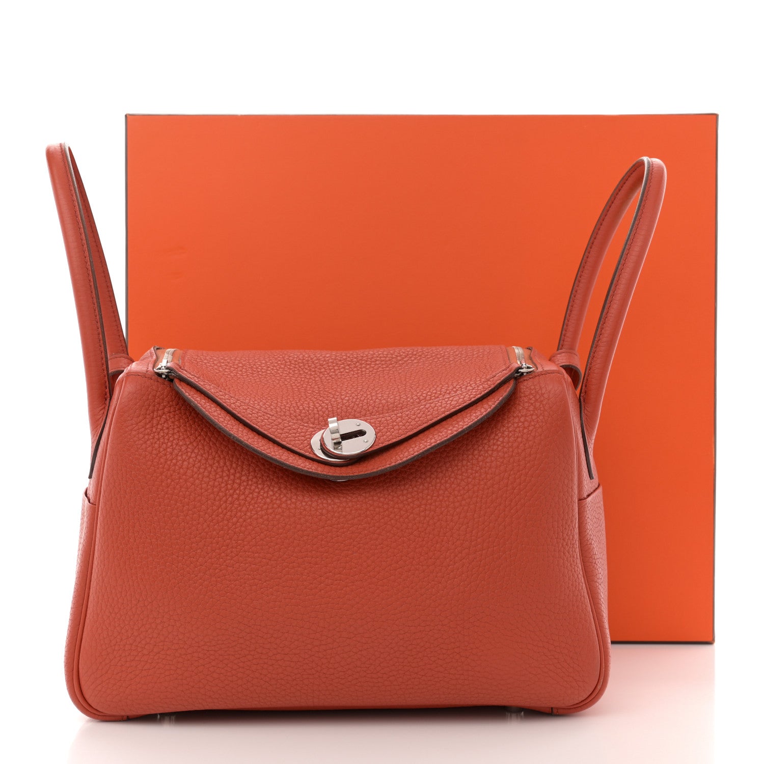 Hermes Taurillon Clemence Lindy 26 Terre Battue 17 of 17