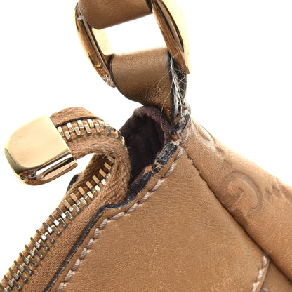 Gucci Metallic Guccissima Large D Gold Ring Hobo Gold 13 of 13