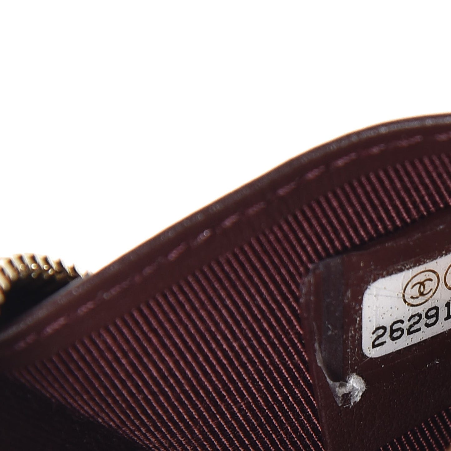 Iridescent Caviar Quilted Key Holder Case Black