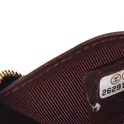 Chanel Iridescent Caviar Quilted Key Holder Case Black 7 of 8