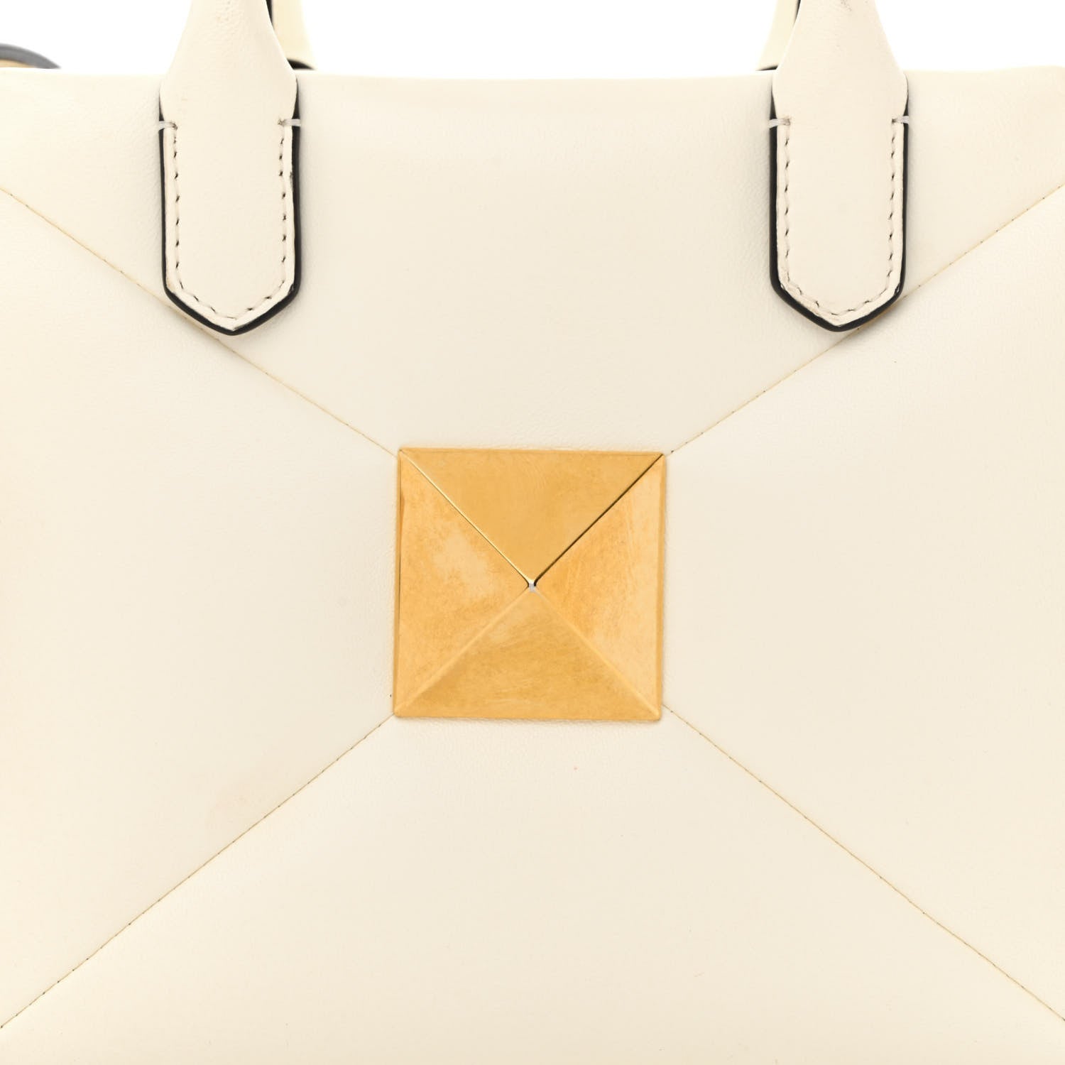 Valentino Garavani Nappa Small One Stud Handbag Ivory 7 of 11