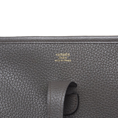 Hermes Taurillon Clemence Evelyne III PM Etain 6 of 11