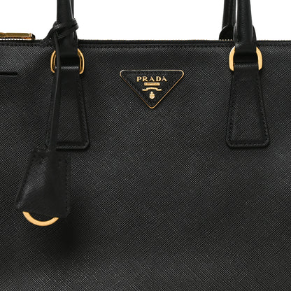 Prada Saffiano Lux Medium Galleria Double Zip Tote Black 7 of 9