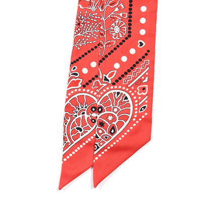 Hermes Silk Entre Ciel Et Mer Twilly Rouge White Black 5 of 6