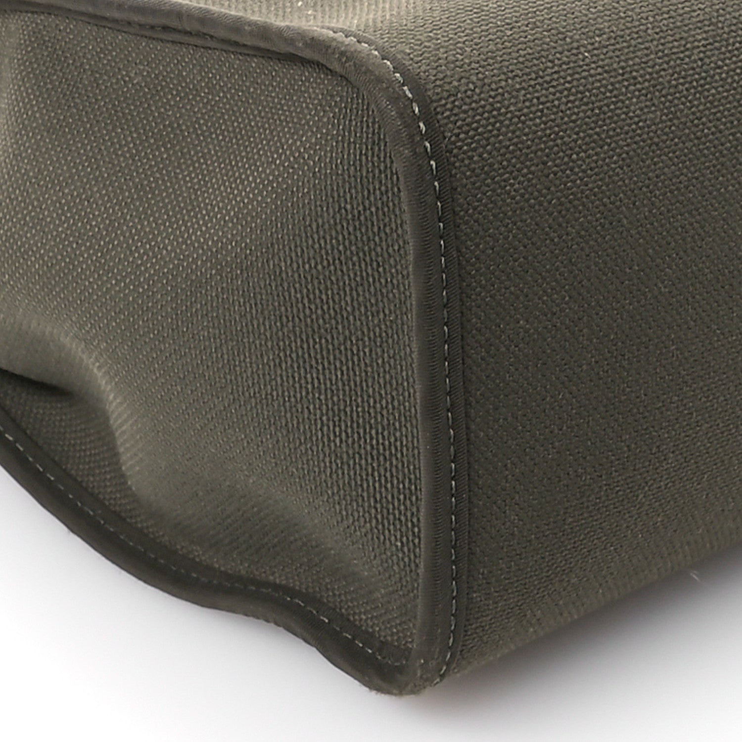 Hermes Military Toile Vache Hunter Herbag Zip 31 PM Vert De Gris Black 9 of 11