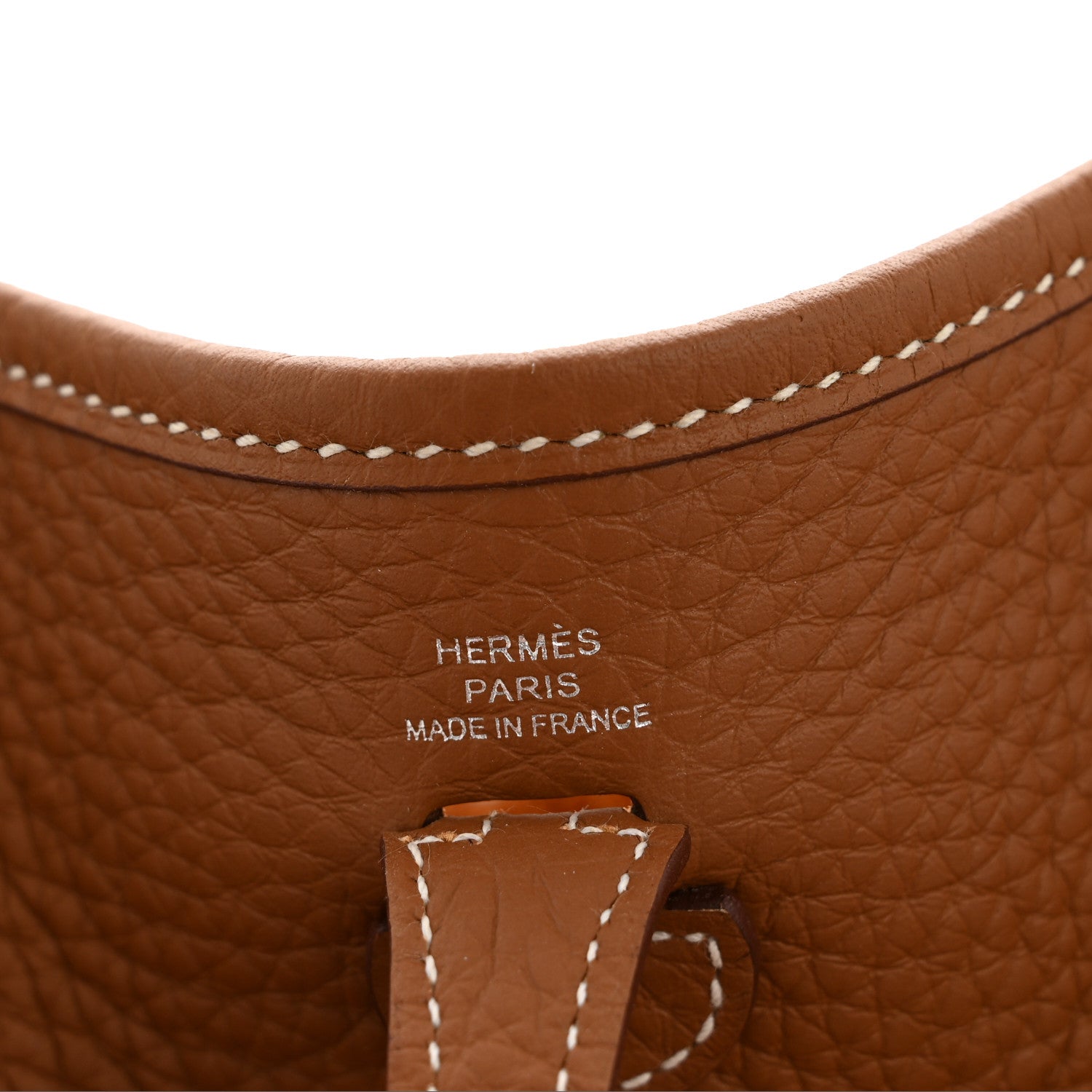 Hermes Taurillon Clemence Evelyne TPM Gold 5 of 10