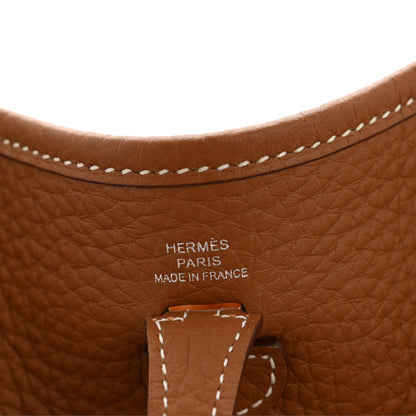 Hermes Taurillon Clemence Evelyne TPM Gold 5 of 10