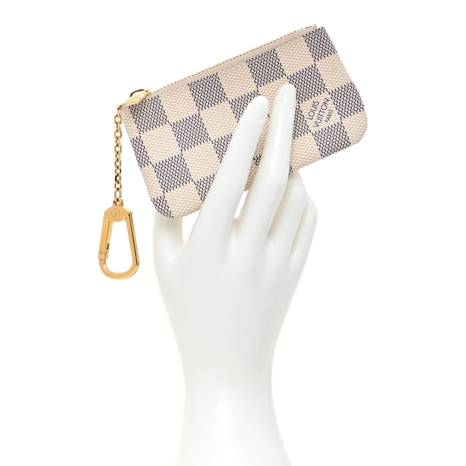 Louis Vuitton Damier Azur Key Pouch 2 of 9