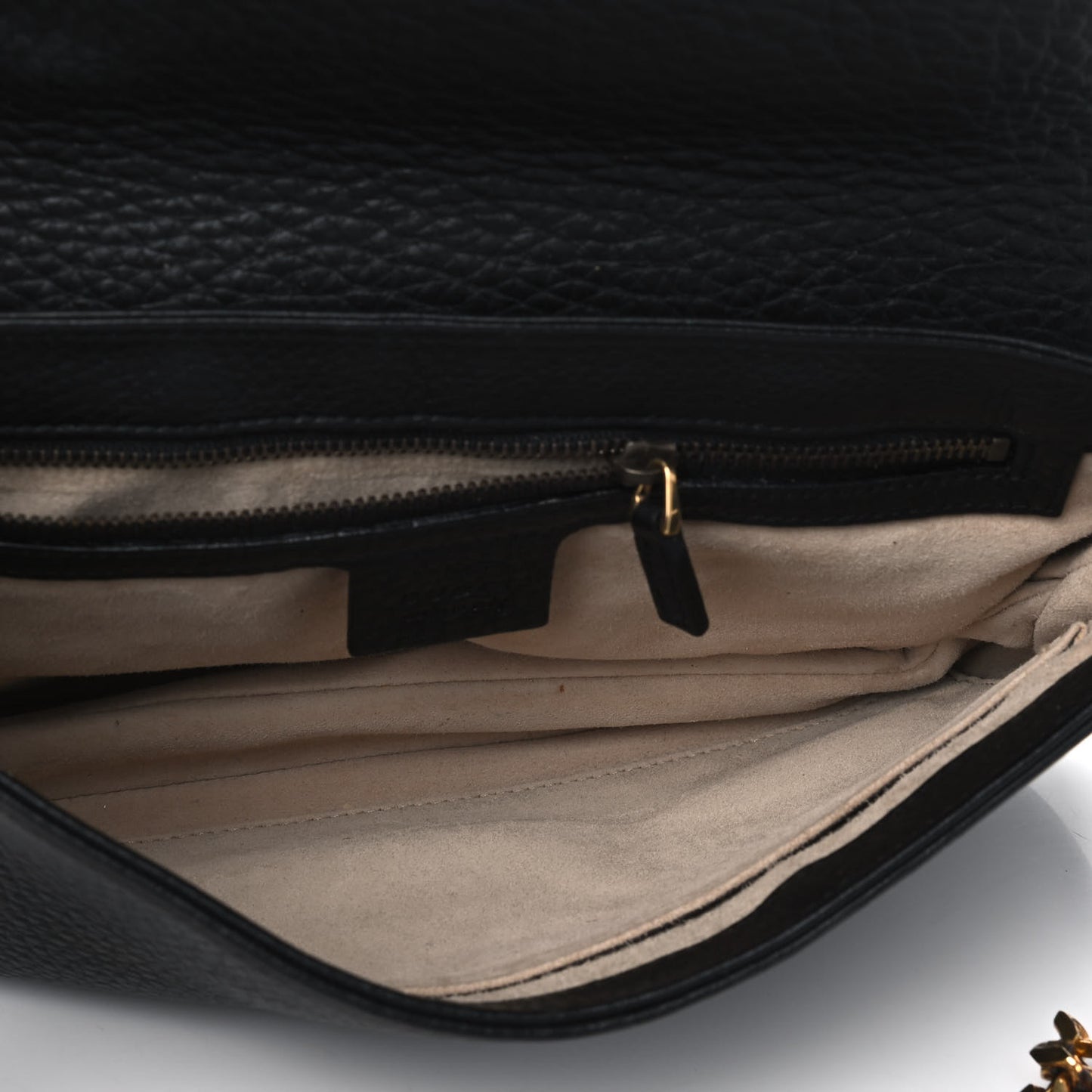Calfskin Medium 1973 Chain Shoulder Bag Black